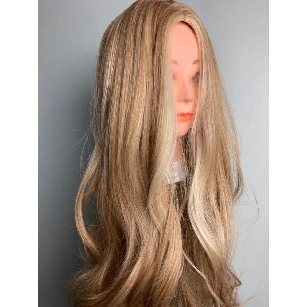 Blonde Wig Middle Part Wig